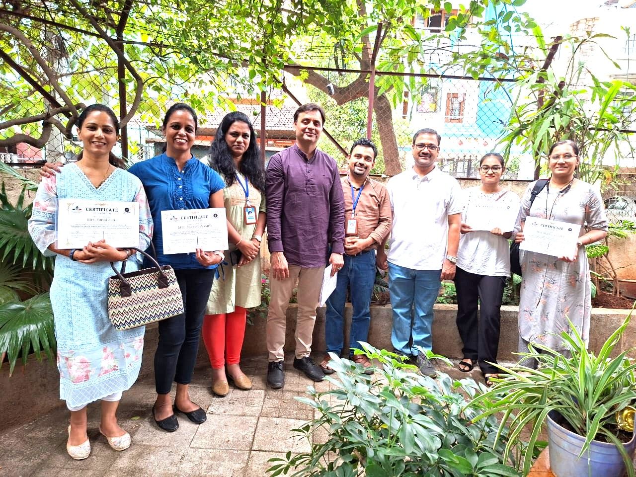 Yoga certification distribution event