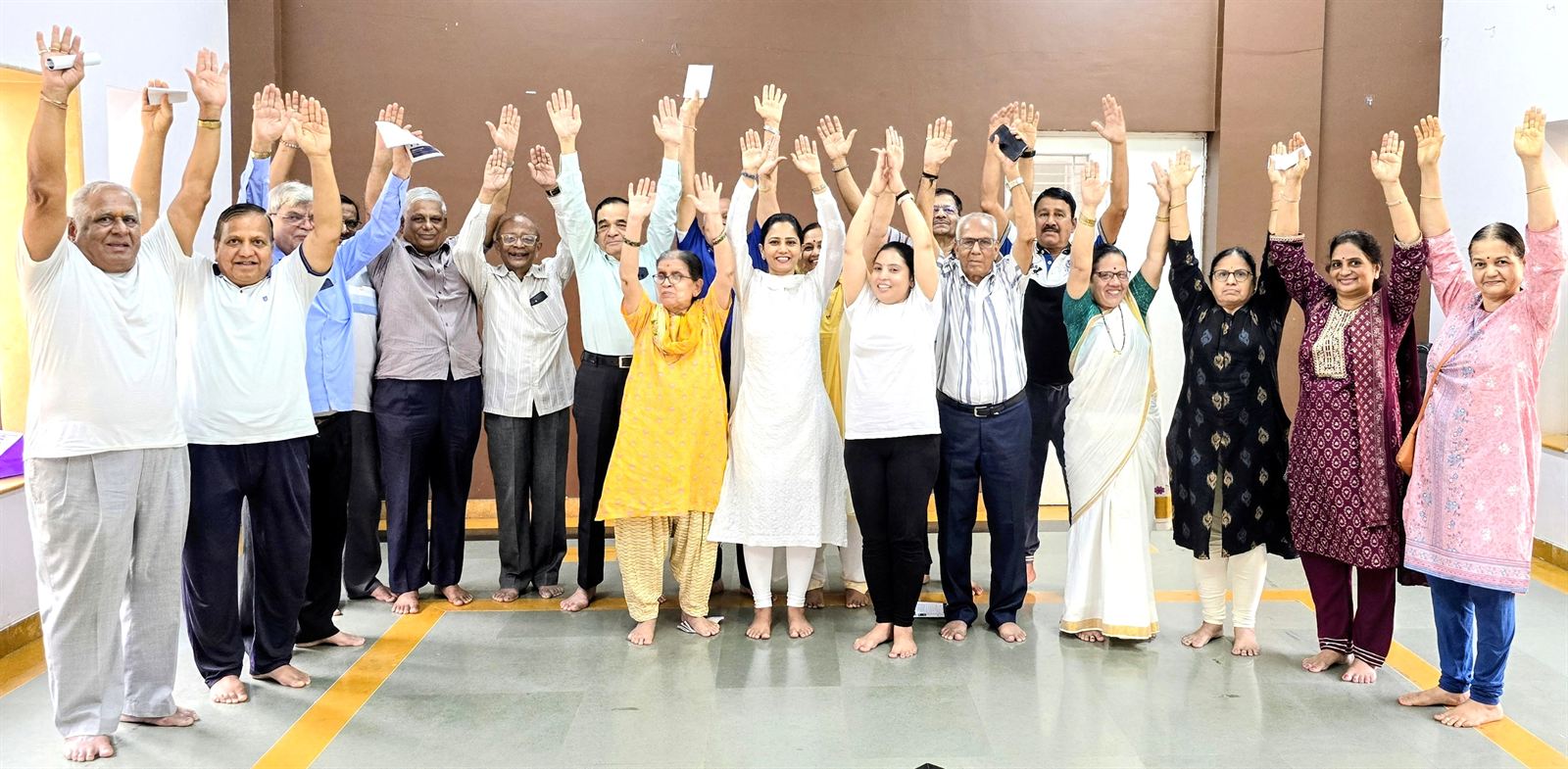 Happy Aging yoga program for senior citizens